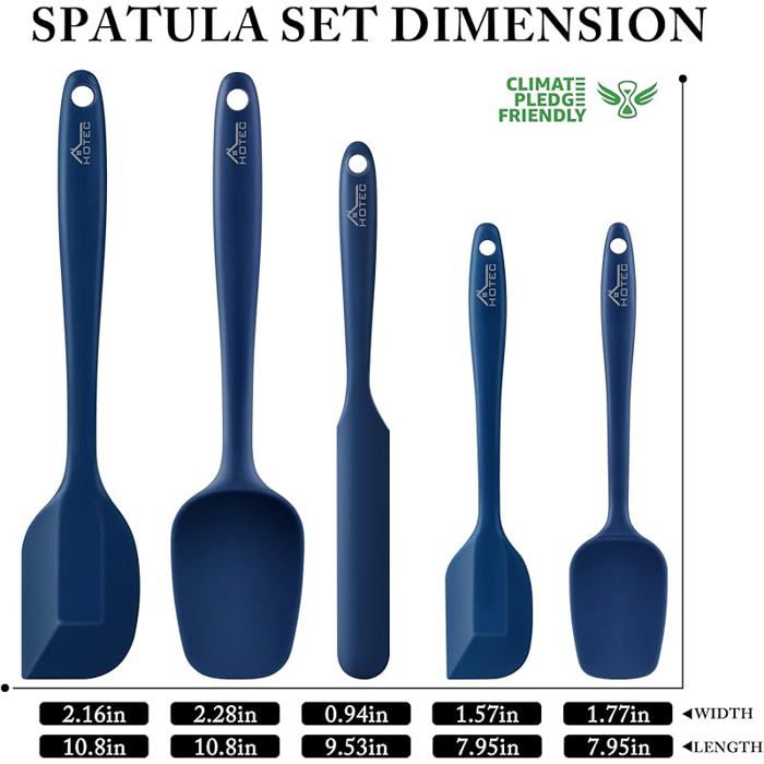 Achat Lot De 3 Spatules En Silicone Avec Pince à Barbecue