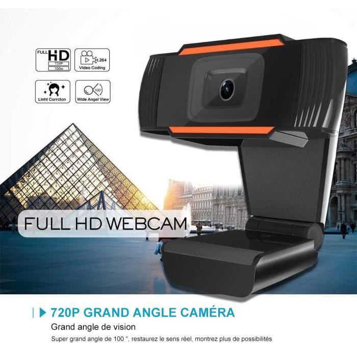 Webcam HD pour ordinateur de bureau avec micro integre Compatible Windows  10 7 8 XP, USB Plug et Play pour PC Mac  Zoom Skype - Cdiscount  Informatique