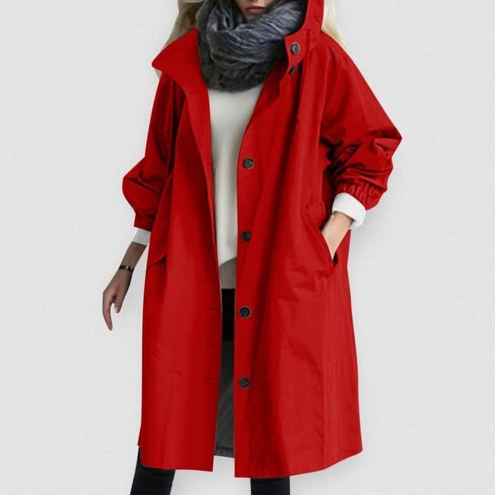 Coupe Vent Femme Impermeable Veste Femme Imperm able Mi Longue