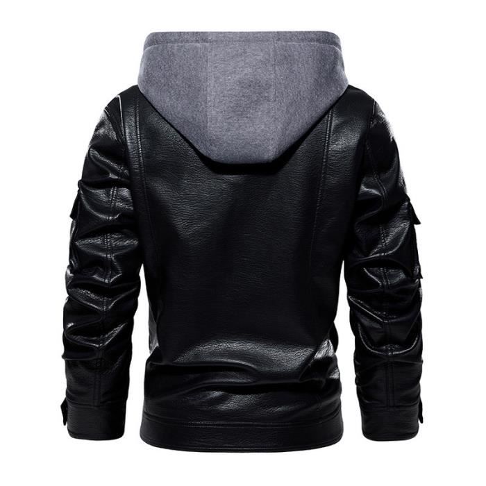 Blouson top capuche moto