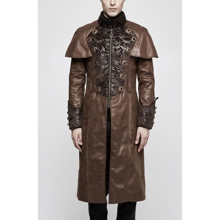 Manteau best sale steampunk homme