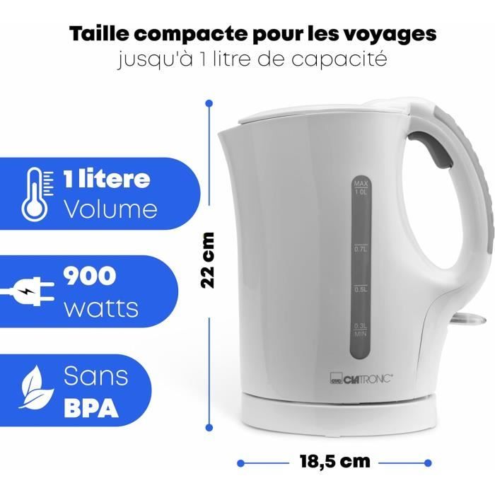 Bouilloire Electrique de Voyage Russel Hobbs Travel 1000W