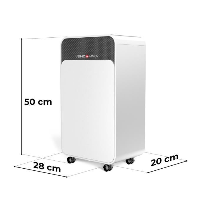 Giantex Déshumidificateur Portable 25L/Jour pour Pièces 35-40m² -  Déshumidificateur - Achat & prix