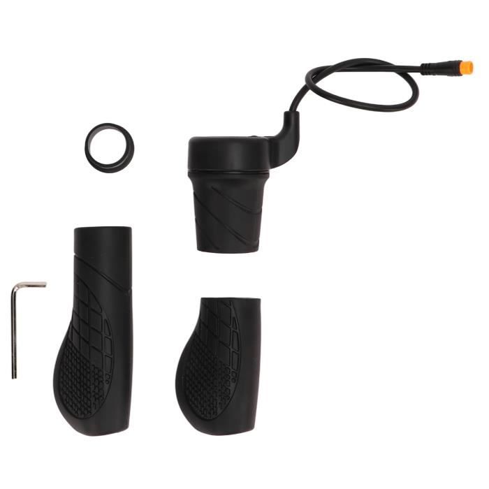 AYNEFY Accélérateur De Vélo électrique – Poignée 22,2 Mm – Connecteur étanche 3 Broches – 12V à 72V – Lot De 2