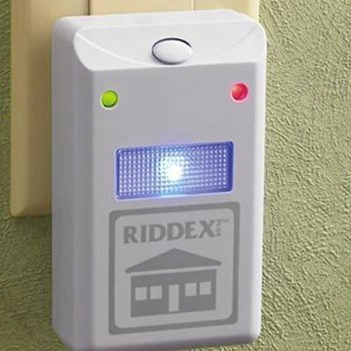 Répulsif Ultrason Anti Rats Souris Dispositif RIDDEX Plus AntiRongeurs