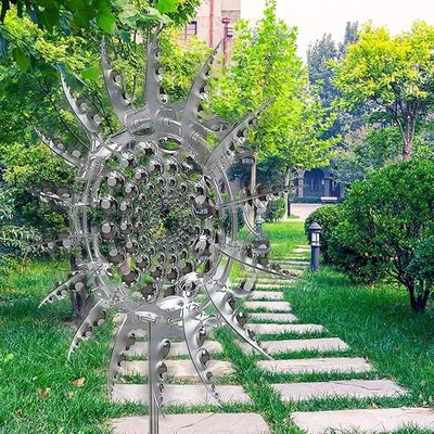 Moulin à Vent Magique En Métal - Spinner Cinétique Soleil Extérieur - Déco Jardin Résistante Vent