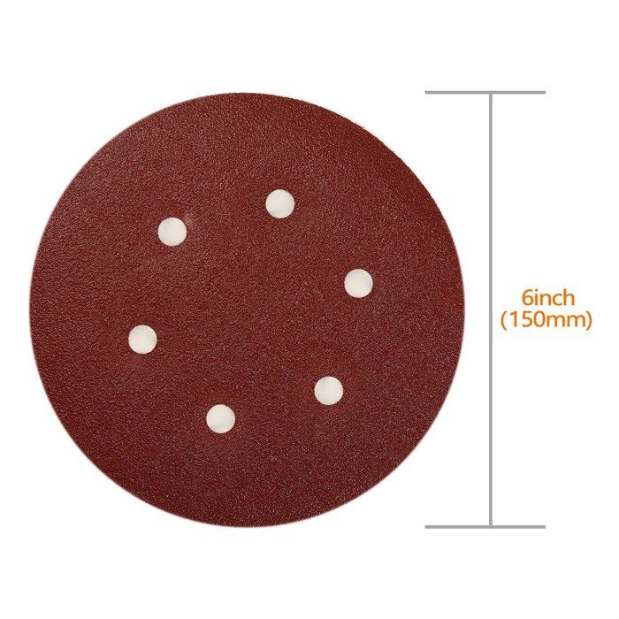 50 Pièces Papier Abrasif Pour Ponceuse Grain 100 Disques Abrasifs Triangulaire 11Trous Pour Ponceuses De Detail 96936035