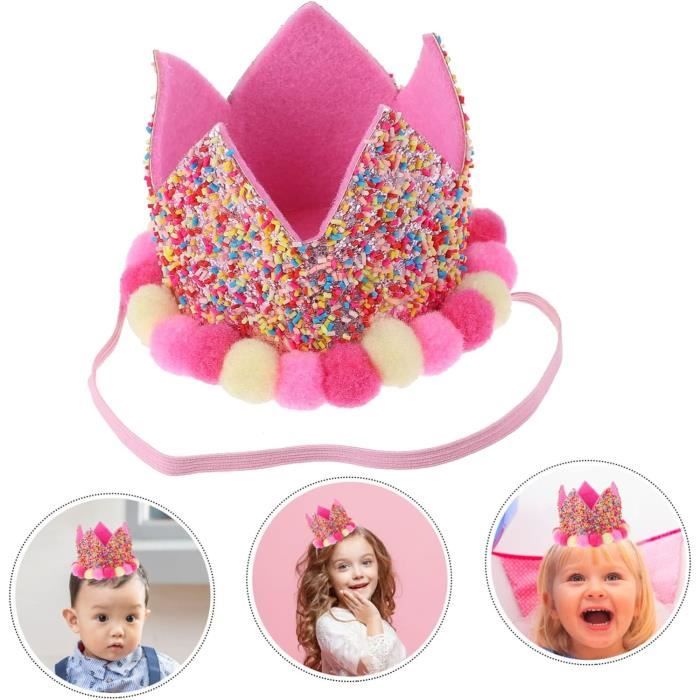 Couronne pour fête d’anniversaire-couronne d’anniversaire, chapeaux  d’anniversaire pour les enfants
