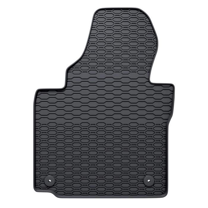 Tapis Voiture Sur Mesure MTM Pour Volkswagen Touran (1T) 5 Places 2003-2014 - Velours Noir - Set 4 Pièces