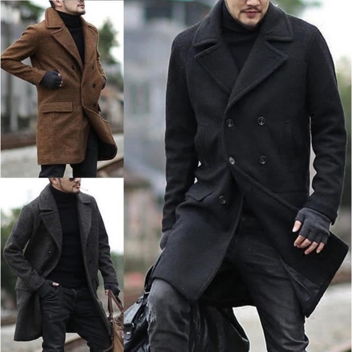 Caban homme hotsell marron