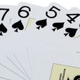 Jeu de Cartes Poker 55 Cartes étui Plastique 305 grammes 8,80 x 6,30 cm-3