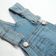 KIDSCOOL SPACE - Salopette ajustable en jean bleu clair délavé pour bébé et tout-petit-3