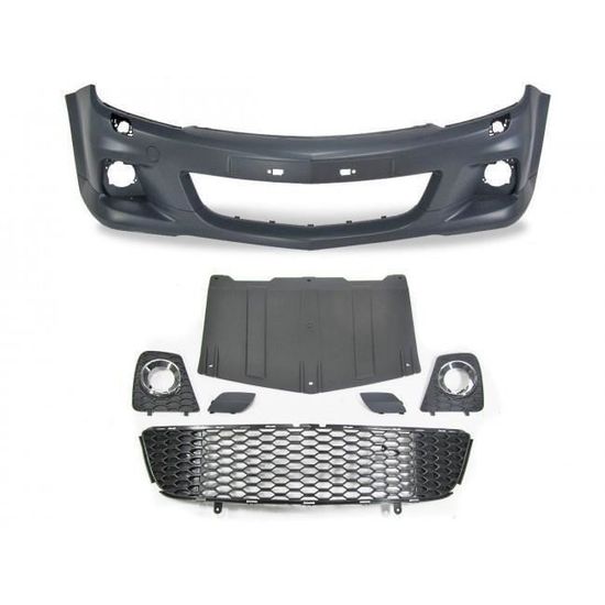 Maxton - Street Pro Lame Du Pare-Chocs Avant Opel Astra GTC OPC-Line J Noir