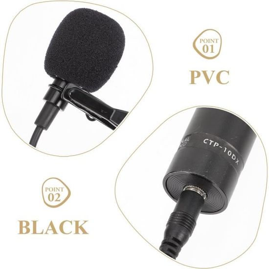 Microphone cravate numérique omnidirectionnel à clipser pour DJI Osmo  Pocket A115 - Cdiscount TV Son Photo