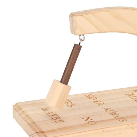 Genérico – Pendule Magnétique En Bois Pour Décisions – Preneur De Décision Amusant – Idéal Pour Jeux Entre Amis Ou Cadeau Original