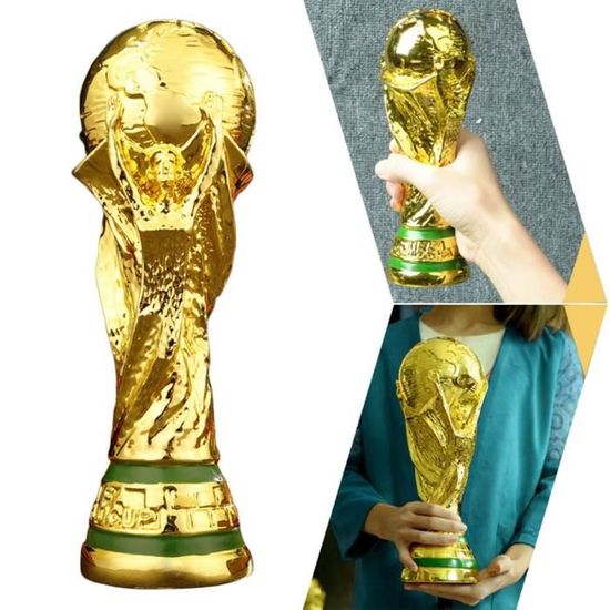 Lot De 2 Pcs 36 Cm Replique Trophee World Cup Replique Trophee Coupe Du Monde 2018 Cdiscount
