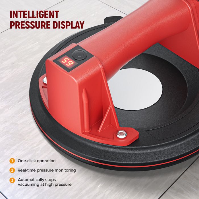 Tanniws Ventouse électrique 8 Inch Ventouse Carrelage Electriques