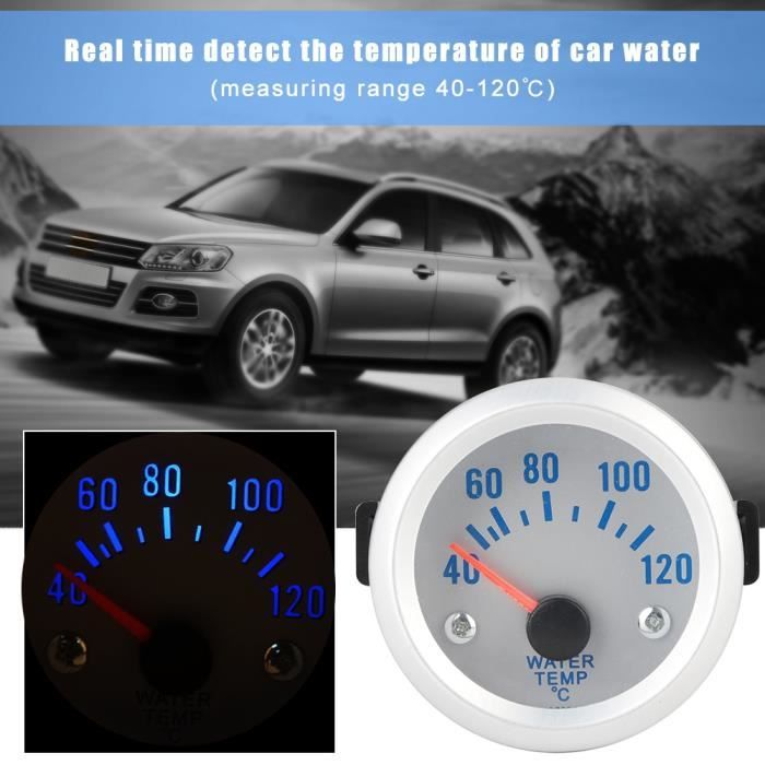Rond Led numérique voiture camion jauge de température de l'eau capteur de  température Temperatura Moto
