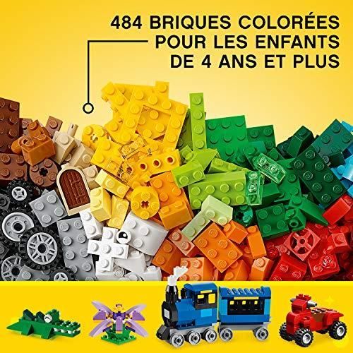 LEGO Classic 10696 La boîte de briques créatives, Rangement facile des  jouets, Cadeau de fan LEGO Masters - ADMI