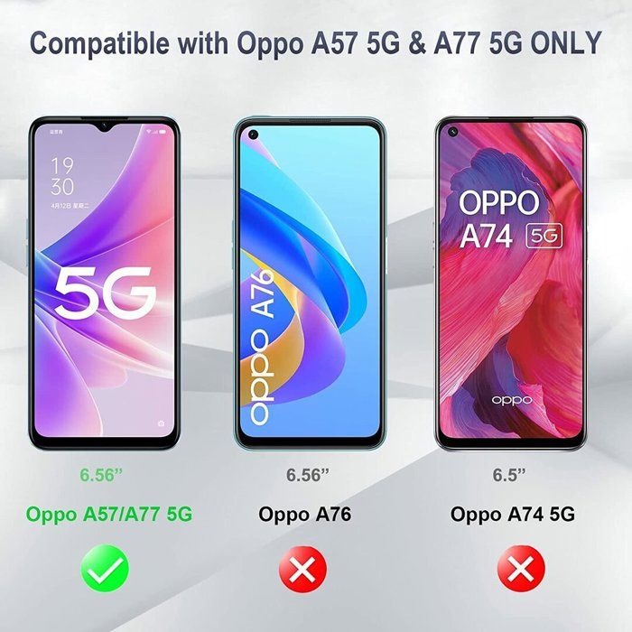 Coque Silicone Noire Little Boutik Pour Oppo A77 5G Et A57 5G - Protection Souple Et Anti-choc - Neuf Sous Blister