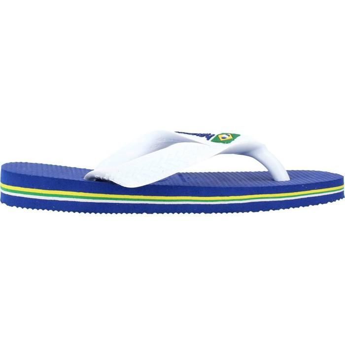 Tongs Enfant Havaianas Logo Blue Marine Bleu
