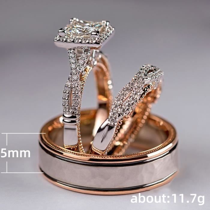 Bague de fiancaille femme et homme deals