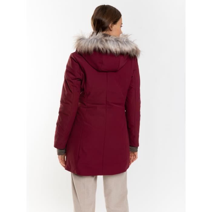 White Goose Parka nina femme bordeaux Bordeaux Cdiscount Pret a Porter