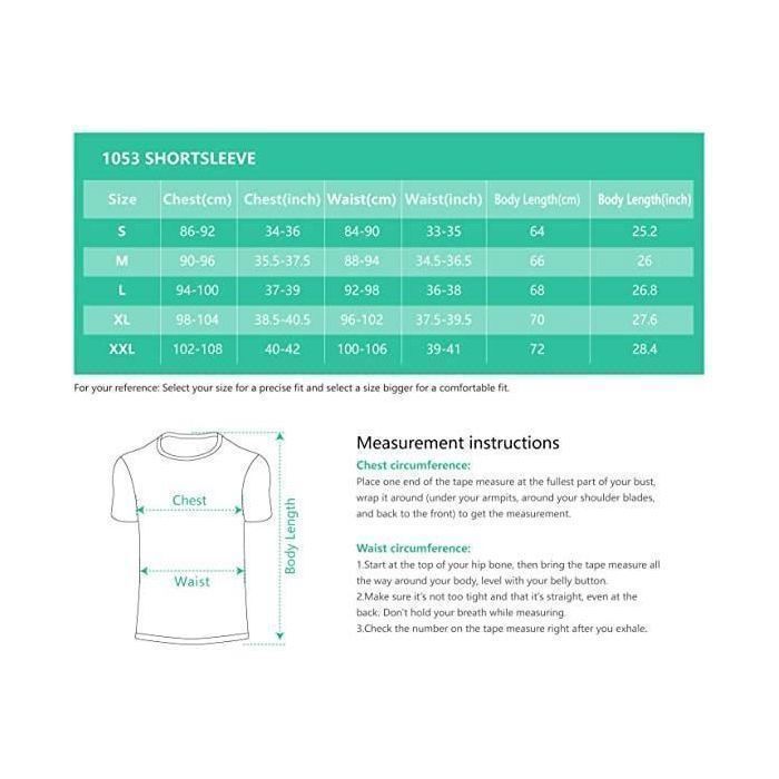 LAFROI Maillot de compression à manches courtes UPF 50 pour homme-CLY08D (Grayish Blue,XXXL LAFROI Maillot de compression à manches courtes UPF 50 pour homme-CLY08D (Grayish Blue,XXXL