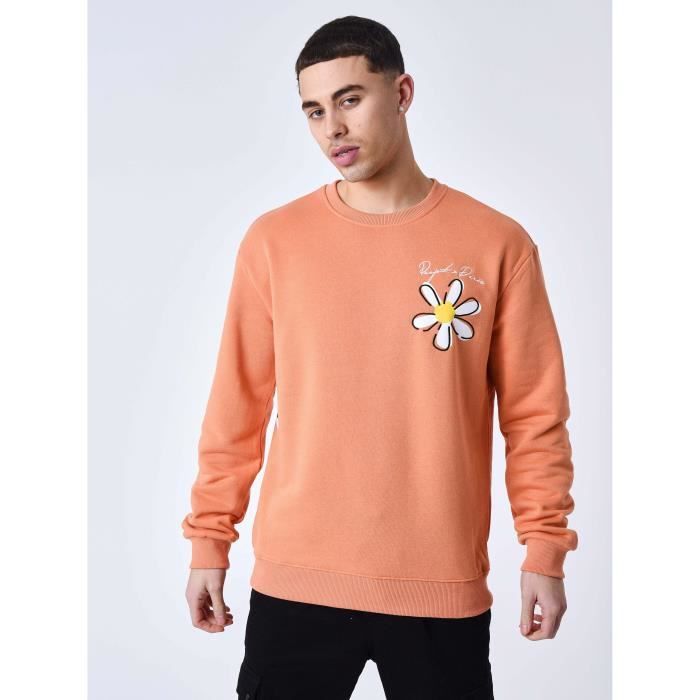 Pull fleur homme discount