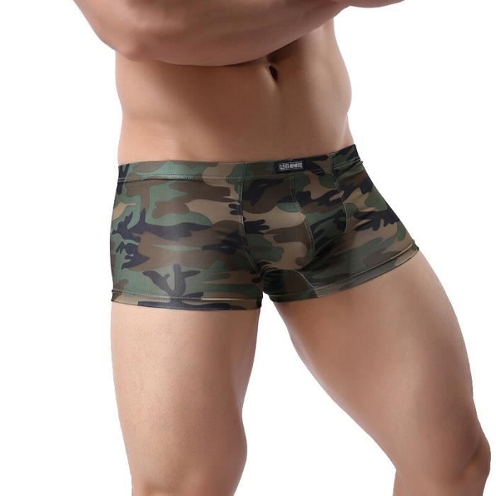 Boxer militaire store homme