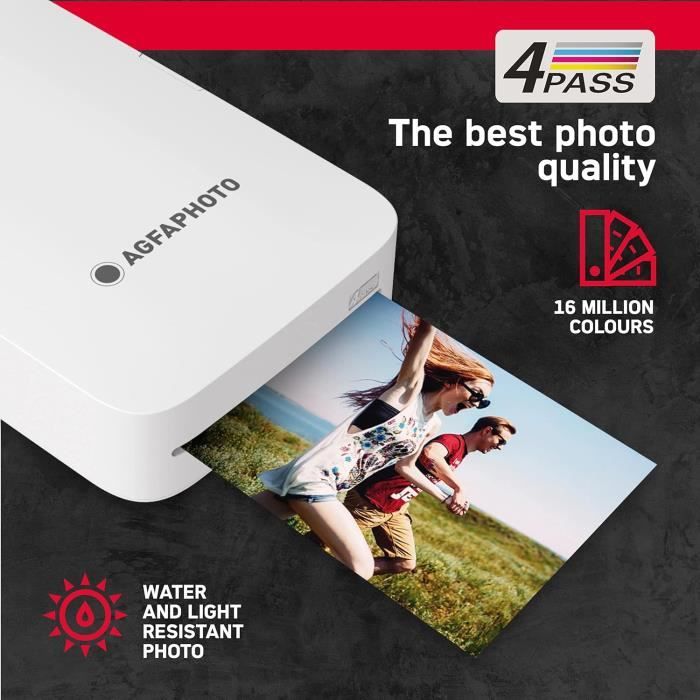 Agfa Photo - Pack Imprimante Realipix Mini P + Cartouches Et Papiers ...