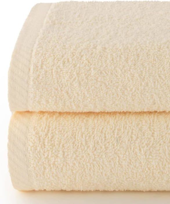 LOT DE 2 SERVIETTES DE BAIN BRODÉES PAR LAURA CHAT FÉLIN