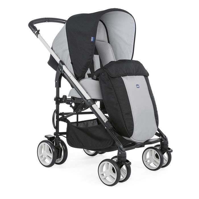 CHICCO Poussette combin e 3 en 1 TRIO MYCITY Coal Cdiscount