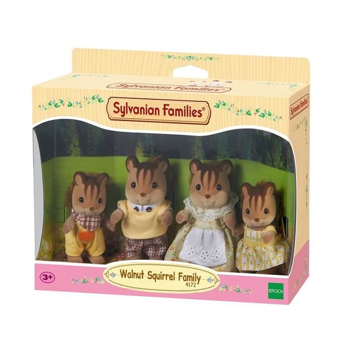 Famille écureuil roux - SYLVANIAN FAMILIES - Personnage miniature - Mixte -  A partir de 3 ans - Cdiscount Jeux - Jouets