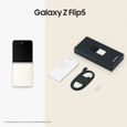 SAMSUNG Galaxy Z Flip5 256Go Crème-8