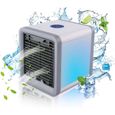Mini climatiseur USB rechargeable 7 LED sans évacuation