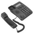 HURRISE Téléphone filaire KX-T6001CID Téléphone fixe Domicile Téléphone fixe filaire Bureau d'affaires Téléphone de bureau-0
