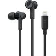 BELKIN Ecouteurs RockStar avec Connecteur Lightning - Pour iPhone XS, XS Max, XR, 8/8 Plus - Noir-0