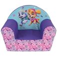 PAT PATROUILLE Fille fauteuil club en mousse pour enfant-0