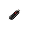 SANDISK Clé USB Cruzer Glide - 256 Go - USB 2.0 - noir et rouge-0