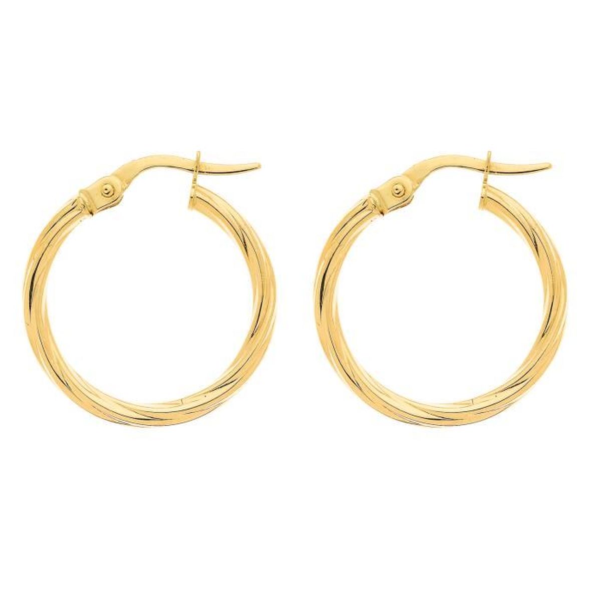 Dorés Boucles d/'oreille Fils 9ct Or Jaune sécurité Crochet fils,Continental,