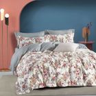 FANNY & CÉLINE Parure de lit - FC - 122 - 100% Coton - 260x240cm - 2 Taies 65x65cm - Imprimée double face