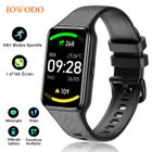 IOWODO R10 Montre Connectée Femme Montre Sport pour la Forme au Quotidien ,Calories, Podometre, Sommeil, Etanche,2 Bracelets - noir