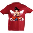 KDO02 T-SHIRT ENFANT PERSONNALISÉ DRAGON BALL Z, COULEUR ROUGE