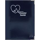 MY COLOR POP Dossier santé couleur motif bleu marine Color Pop - France - 15,8 x 11,7 x 0,4 cm