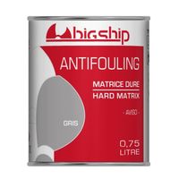 BIGSHIP Antifouling matrice dure Gris 0,75L - Antifouling - Matrice dure