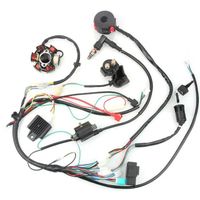 Bobines d'allumage,Faisceau de câbles Quad pour Dirt Bike ATV, pour câblage d'assemblage électrique de démarrage 50cc 70cc 90cc