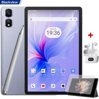 Blackview Tab 16 Pro Tablette Tactile 10.95" 16Go+256Go-SD 1To 7700mAh 13MP+8MP Android 14 Dual SIM Violet Avec Airbuds 8 Blanc