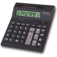 LCD 612 E Noir Calculatrice de bureau Euro (Boîte