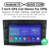 Android GPS 2 Din pour Opel 7 Pouces Autoradio avec Sat Nav Stéréo Voiture Bluetooth Double DIN Radio Caméra de Recul Radio FM USB